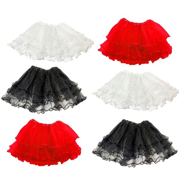 Imagem de Saia de Tule Com Babado 50cmx35cm Carnaval Baile Saia Tutu Folia Diversão Bloco Festa Comemoração 