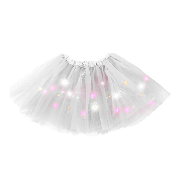 Imagem de Saia de Tule Infantil com Led - 30cm