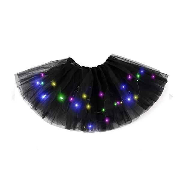 Imagem de Saia de Tule Infantil com Led - 30cm