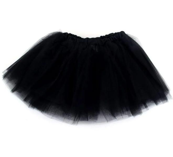 Imagem de Saia de Tule Infantil Preto