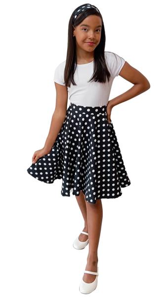 Saia Rodada Saia De Bolinha Midi Saia Rodada Saia Gode Crepe Saia