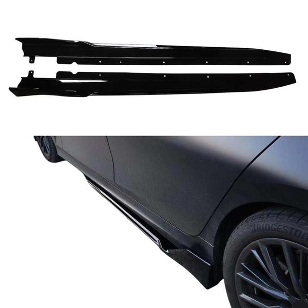 Imagem de Saia Lateral Spoiler Bmw 320I 330 340 Serie 3 Black Piano M4