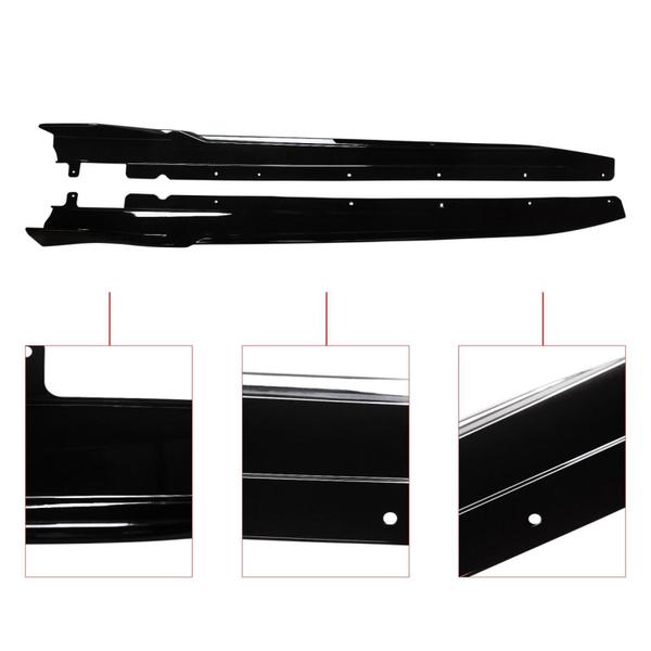 Imagem de Saia Lateral Spoiler Bmw 320I 330 340 Serie 3 Black Piano M4