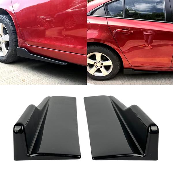 Imagem de Saia Lateral Universal Spoiler Ajustável Black Piano Audi Rs