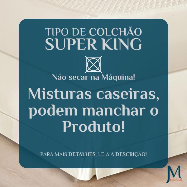 Imagem de Saia Pra Cama Super King Luxuosa 100% Algodao Ponto Palito