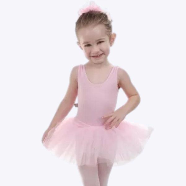 Imagem de Saia Tule Rosa Ballet Infantil Feminina Maria Chica 10375