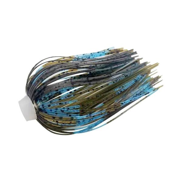 Imagem de Saias de Silicone para Pesca - 5 Pacotes com 64mm, 88 Fios e Buraco Elástico