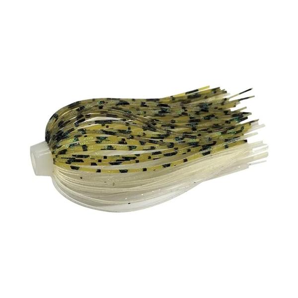 Imagem de Saias de Silicone para Pesca - 5 Pacotes com 64mm, 88 Fios e Buraco Elástico