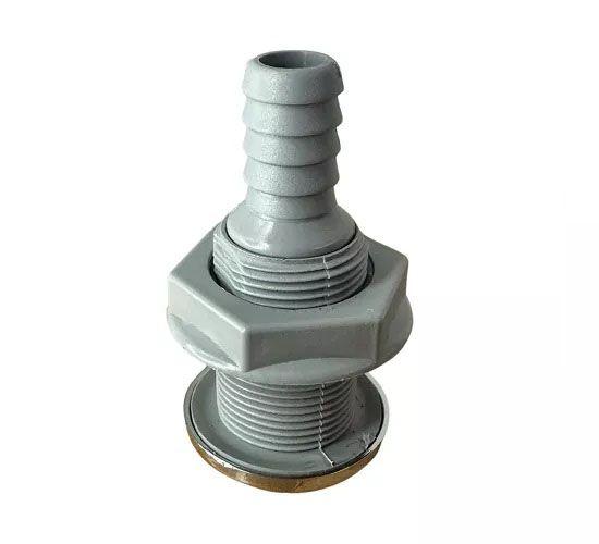 Saída De Costado ABS Reta Bomba De Porão 3/4" Capa Cromada - NOSTER Imagem de Saída De Costado ABS Reta Bomba De Porão 3/4" Capa Cromada