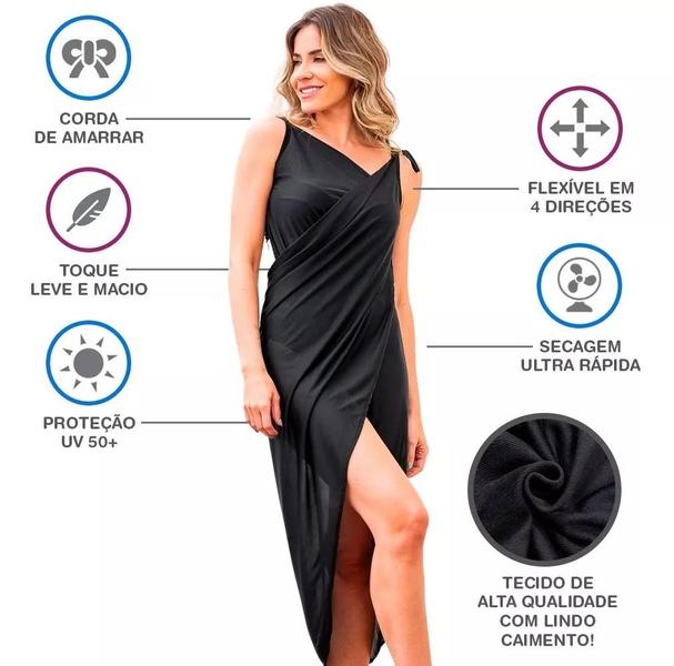Saida Praia + Viseira Verao Moda Feminino Leve Praia Piscina - HYPEKIDS Imagem de Saida Praia + Viseira Verao Moda Feminino Leve Praia Piscina