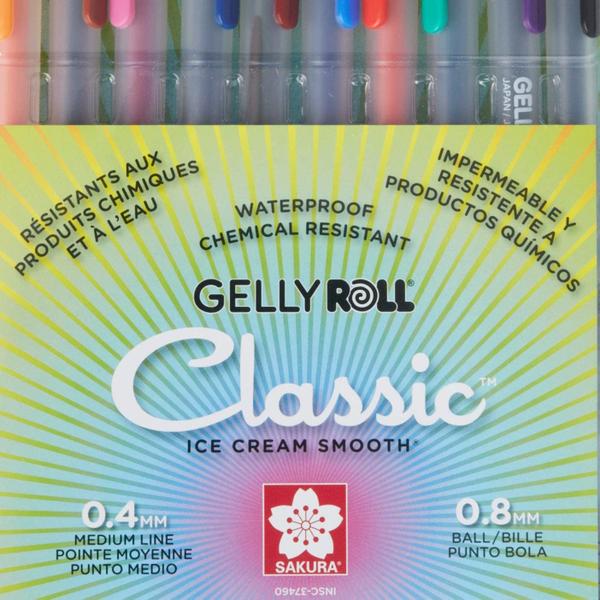 Imagem de SAKURA 37460 Gelly Roll Classic, Medium Pt, Multicolor, 10 Count