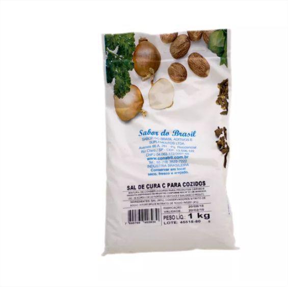 Sal De Cura 2 Para Cozidos - Nitrito Nitrato De Sódio - 1 Kg - Conatril Imagem de Sal De Cura 2 Para Cozidos - Nitrito Nitrato De Sódio - 1 Kg