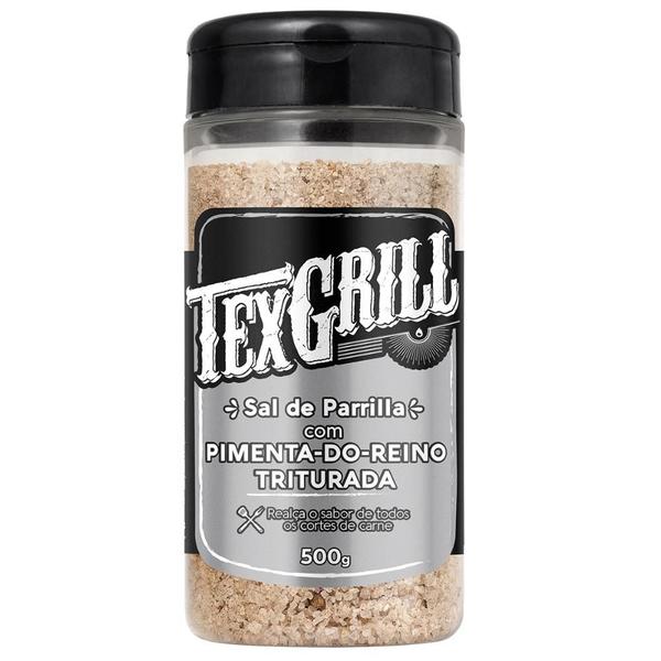 Imagem de Sal de Parrilha Pimenta do Reino Temprero de Carne, Costelas e Assados Texgrill  500g