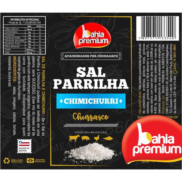 Sal de Parrilla Completo Sabor Chimichurri Churrasco 6 Unidades 350g Bahia Premium Imagem de Sal de Parrilla Completo Sabor Chimichurri Churrasco 6 Unidades 350g Bahia Premium