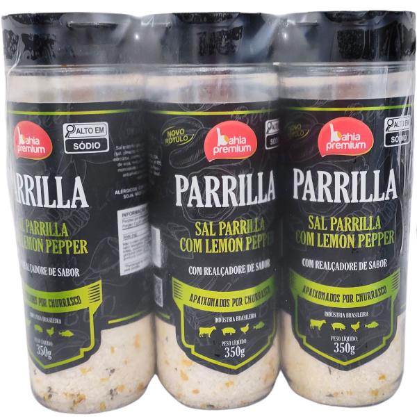 Sal de Parrilla Completo Sabor Chimichurri Churrasco 6 Unidades 350g Bahia Premium Imagem de Sal de Parrilla Completo Sabor Chimichurri Churrasco 6 Unidades 350g Bahia Premium
