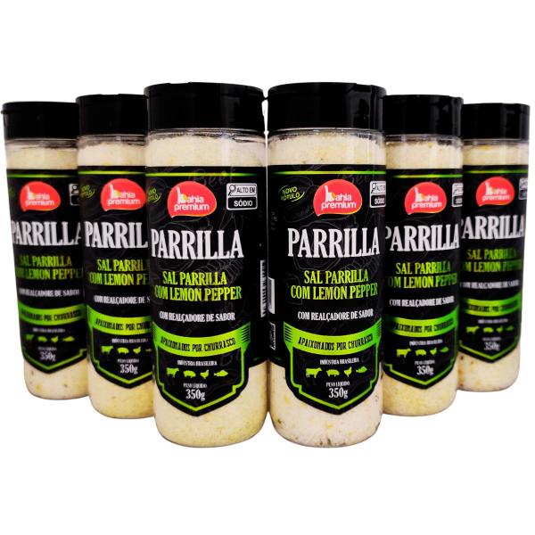 Sal de Parrilla Completo Sabor Chimichurri Churrasco 6 Unidades 350g Bahia Premium Imagem de Sal de Parrilla Completo Sabor Chimichurri Churrasco 6 Unidades 350g Bahia Premium