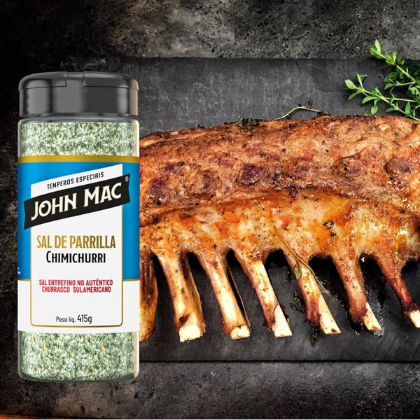 Sal De Parrilla Entrefino Com Chimichurri John Mac 415G Imagem de Sal De Parrilla Entrefino Com Chimichurri John Mac 415G