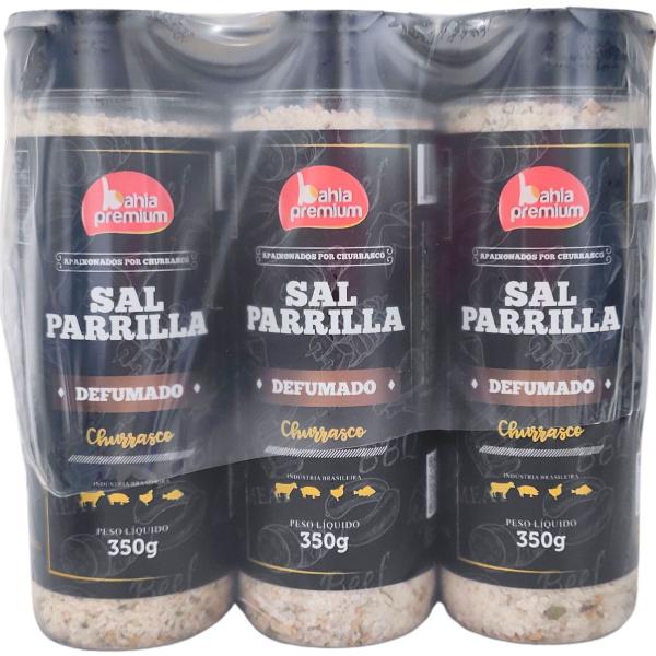 Sal de Parrilla Original Puro 350g Para Churrasco Com Realçador de Sabor Bahia Premium Imagem de Sal de Parrilla Original Puro 350g Para Churrasco Com Realçador de Sabor Bahia Premium