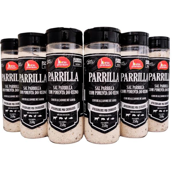 Sal de Parrilla Original Puro 350g Para Churrasco Com Realçador de Sabor Bahia Premium Imagem de Sal de Parrilla Original Puro 350g Para Churrasco Com Realçador de Sabor Bahia Premium