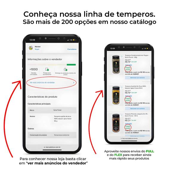 Sal Gourmet com Temperos e Vários Sabores Para Cozinha 250g - Villa Cerroni Imagem de Sal Gourmet com Temperos e Vários Sabores Para Cozinha 250g