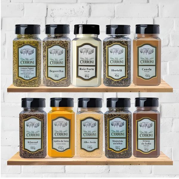 Sal Gourmet com Temperos e Vários Sabores Para Cozinha 250g - Villa Cerroni Imagem de Sal Gourmet com Temperos e Vários Sabores Para Cozinha 250g