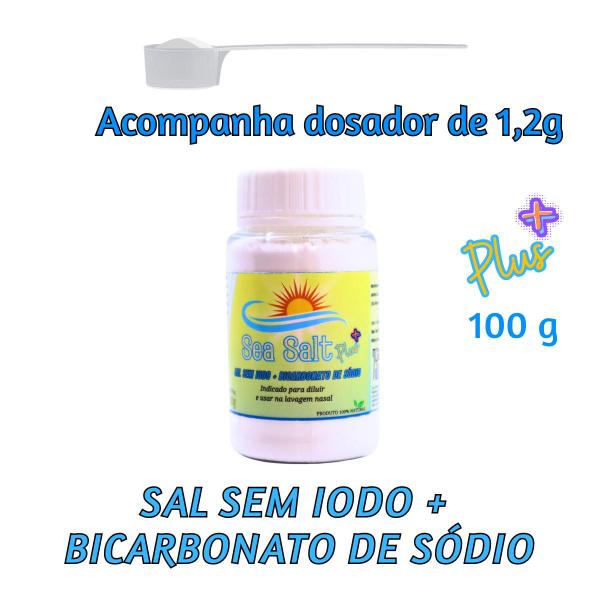 Imagem de Sal Lavagem Nasal Sea Salt Plus Bicarbonato de Sodio 100g