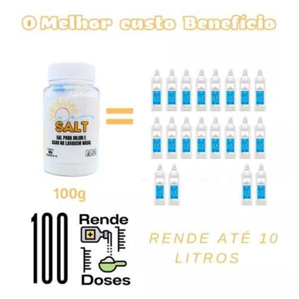 Imagem de Sal Lavagem Nasal Ultrafino Para Diluir Lavagem Nasal 100g