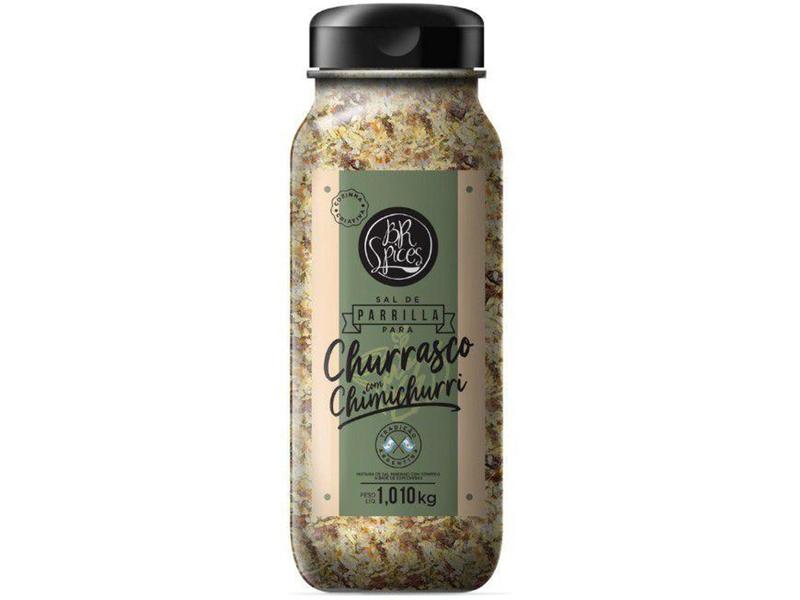 Sal Marinho Br Spices de Parrilla com Chimichurri - para Churrasco 1,010kg Imagem de Sal Marinho Br Spices de Parrilla com Chimichurri - para Churrasco 1,010kg