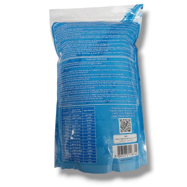 Imagem de Sal Marinho Ocean Tech Reef Active Premium Reef Salt 1 Kg