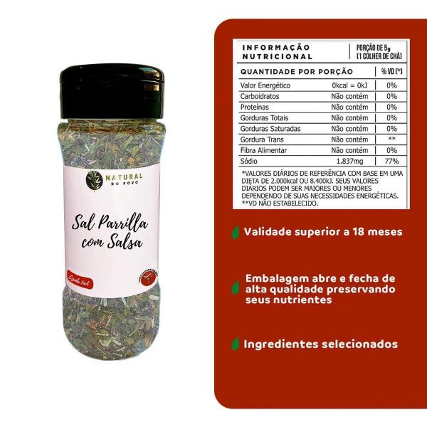 Imagem de Sal Parrilla Com Salsa Premium Kit 3 Pote Com Dosador 25G