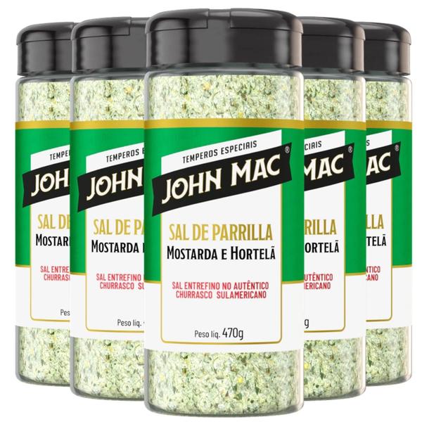 Imagem de Sal Parrilla Entrefino Mostarda E Hortelã John Mc 470G (5X)