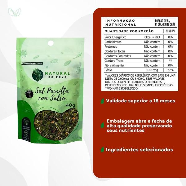 Imagem de Sal Parrilla Salsa Tempero Selecionado Premium Pouch 40G