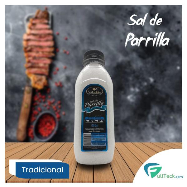 Sal Parrilla Tradicional 500g Para Churrasco Saladão Imagem de Sal Parrilla Tradicional 500g Para Churrasco Saladão