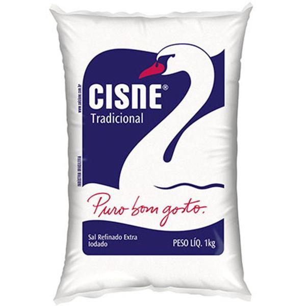 Sal Refinado Cisne Tradicional 1 kg Imagem de Sal Refinado Cisne Tradicional 1 kg