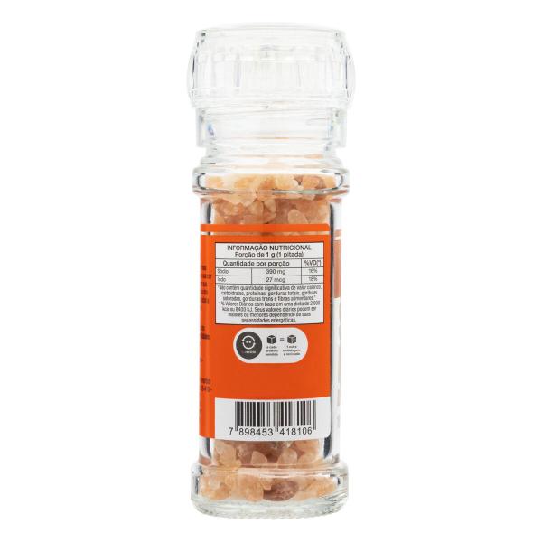 Sal rosa grosso bombay moedor vd 100g Imagem de Sal rosa grosso bombay moedor vd 100g