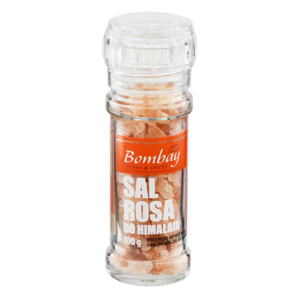 Sal rosa grosso bombay moedor vd 100g Imagem de Sal rosa grosso bombay moedor vd 100g
