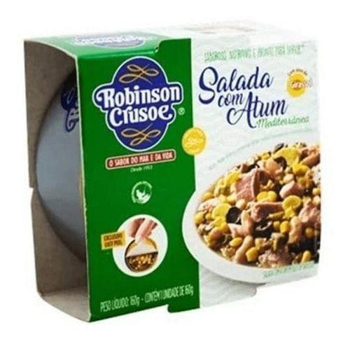 Salada Com Atum Mediterranea Robinson Crusoe 160g - Robinson Crusoé Imagem de Salada Com Atum Mediterranea Robinson Crusoe 160g