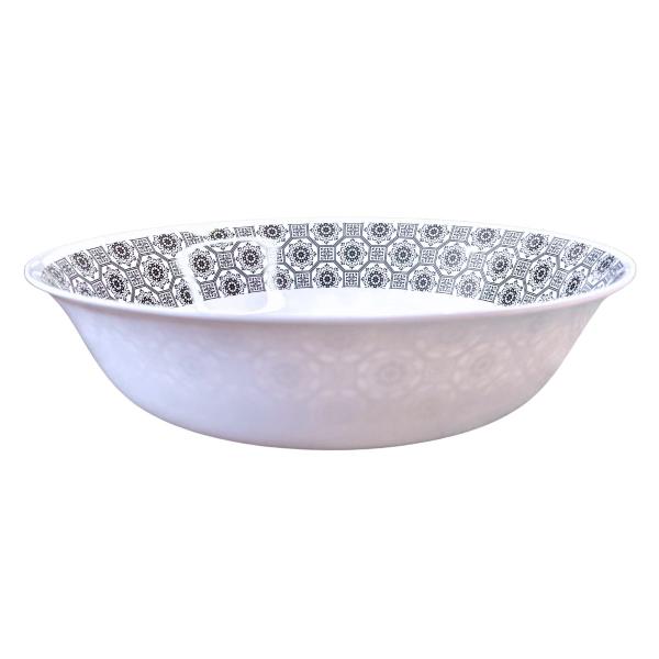 Imagem de Saladeira Bowl Cumbuca Redonda em Melamina Decorada 25cm