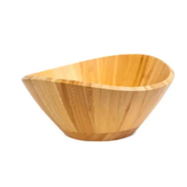 Imagem de Saladeira Bowl De Bambu 30 Cm Tigela Para Salada Mori