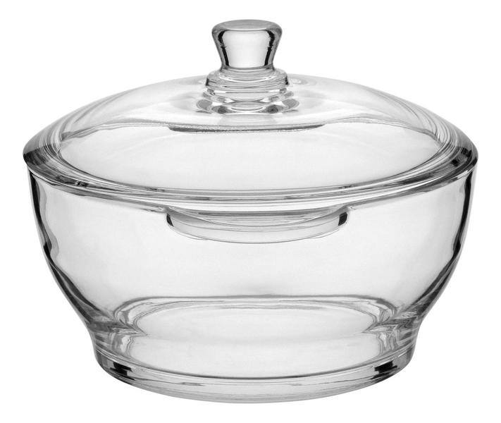 SALADEIRA COM TAMPA VIDRO 1,5L 14x22x22cm TRANSPARENTE BOWL TIGELA - NH Imagem de SALADEIRA COM TAMPA VIDRO 1,5L 14x22x22cm TRANSPARENTE BOWL TIGELA