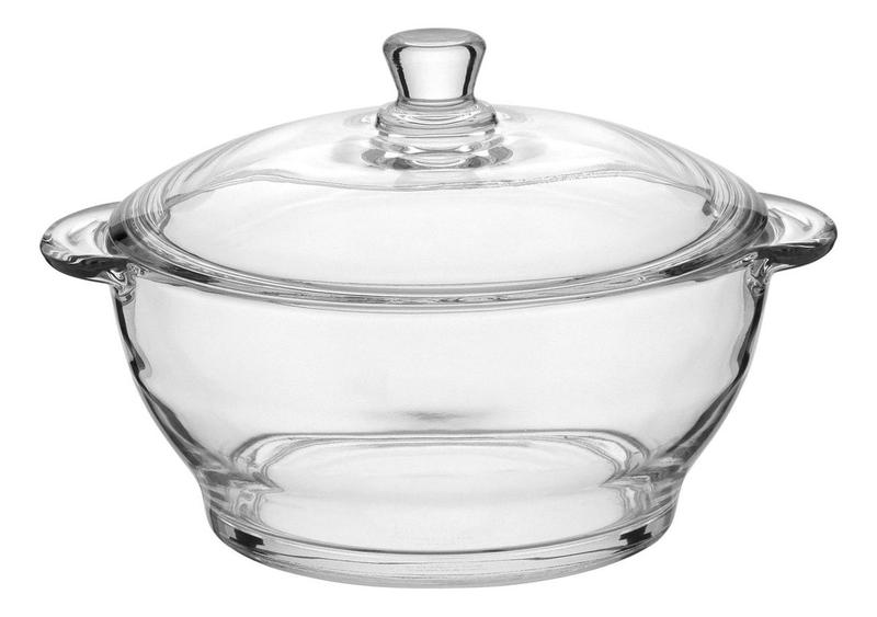 SALADEIRA COM TAMPA VIDRO 1,5L 14x22x22cm TRANSPARENTE BOWL TIGELA - NH Imagem de SALADEIRA COM TAMPA VIDRO 1,5L 14x22x22cm TRANSPARENTE BOWL TIGELA