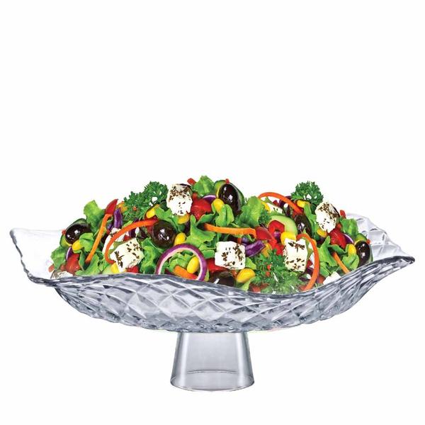 Saladeira em Vidro com Pé Para Saladeira e Fruteira Gourmet - Ruvolo Saladeira em Vidro com Pé Para Saladeira e Fruteira Gourmet - Ruvolo