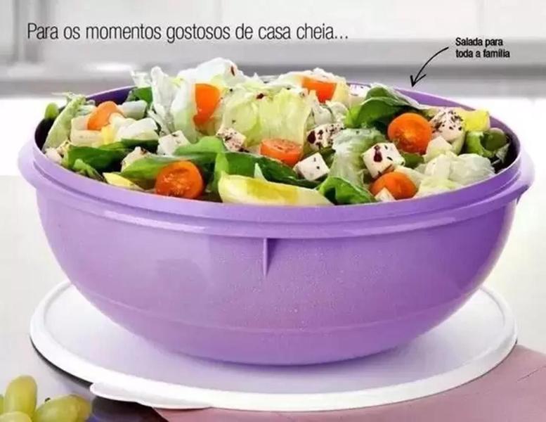 Saladeira Lilás Sobert 6,5 Litros Tupperware Imagem de Saladeira Lilás Sobert 6,5 Litros Tupperware