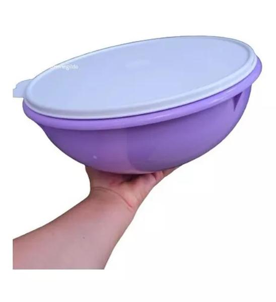Saladeira Lilás Sobert 6,5 Litros Tupperware Imagem de Saladeira Lilás Sobert 6,5 Litros Tupperware