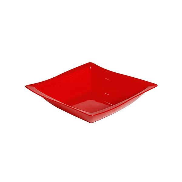 Saladeira Moove Quadrada 25x25 Vermelha em Polipropileno Linha Tropical VEM Imagem de Saladeira Moove Quadrada 25x25 Vermelha em Polipropileno Linha Tropical VEM