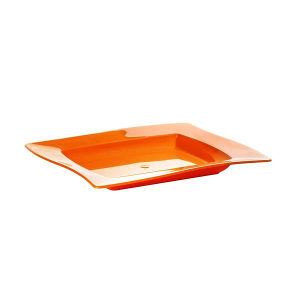 Saladeira Moove Rasa Retangular 1L Laranja em Polipropileno Linha Tropical VEM Imagem de Saladeira Moove Rasa Retangular 1L Laranja em Polipropileno Linha Tropical VEM