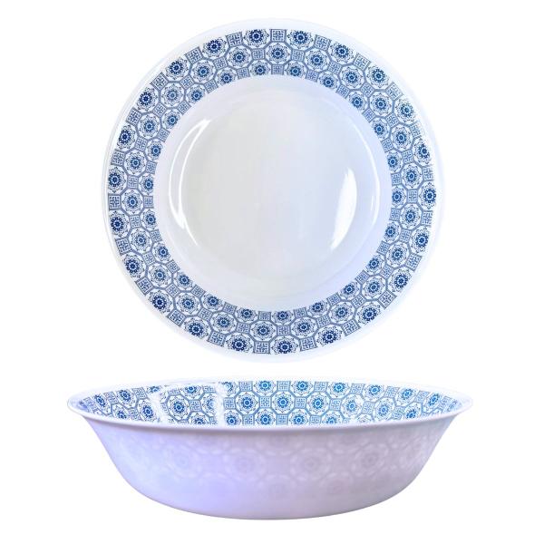 Saladeira Redonda Bowl em Melamina 25cm Grande c/ Estampa - Sk Imagem de Saladeira Redonda Bowl em Melamina 25cm Grande c/ Estampa