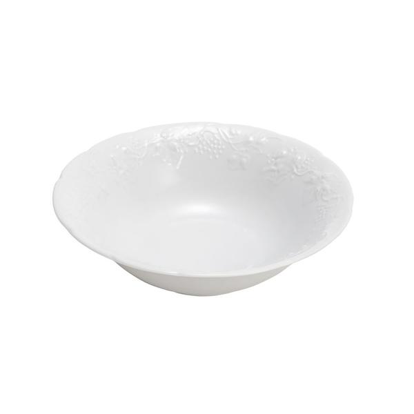 Imagem de Saladeira Tigela Porcelana Branca Limoges Vendange 26x7cm Wolff