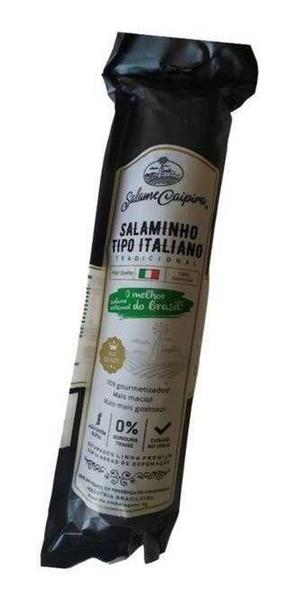Salame Tipo Italiano Defumado Curado No Vinho 2 Peças - SALAME CAIPIRA Imagem de Salame Tipo Italiano Defumado Curado No Vinho 2 Peças - SALAME CAIPIRA