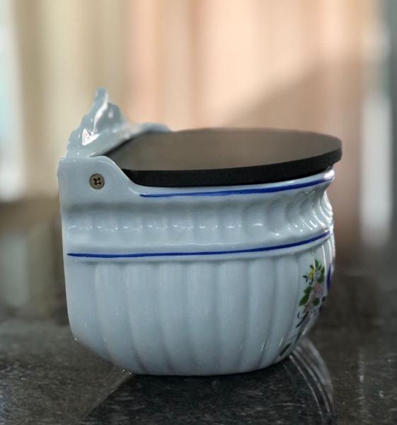 Imagem de Saleiro Parede 1KG - Porcelana Decorada